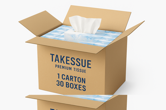 Hijab Soft Facial Tissue – 150 Pulls (2 Ply) 1 Carton 30 Boxes Premium Tissue Box