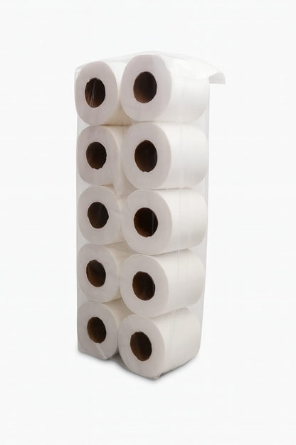 Takessue Toilet Roll – 2 Ply, GSM 15 (100 Rolls, Polly Bag Pack)